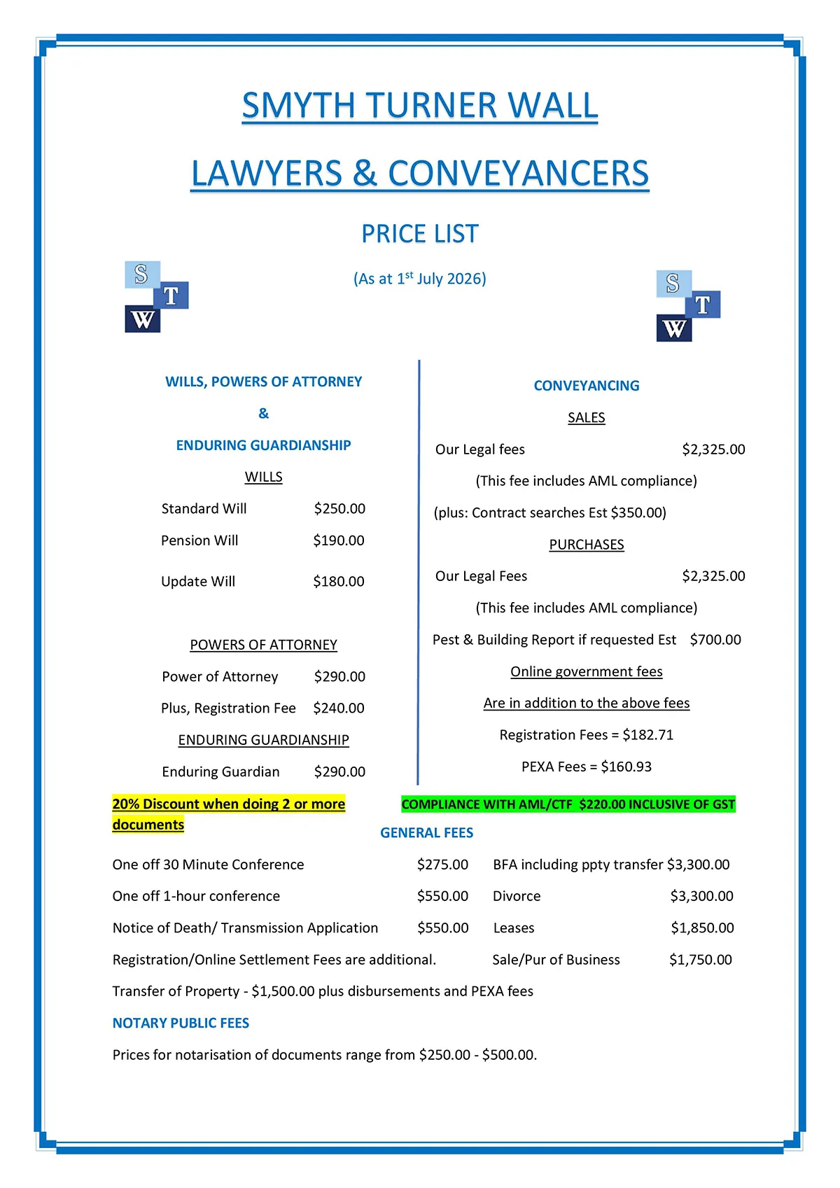 Standard_Price_List_-_2026.webp